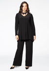 Trousers plissé DOLCE - black