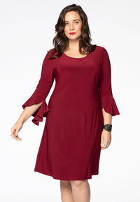 Dress DOLCE circle sleeve - red - #2