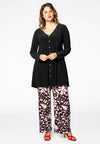 Cardigan strass buttons DOLCE - black