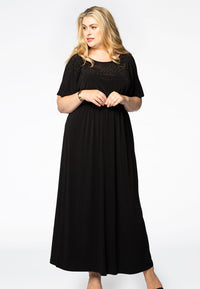 Dress long strass DOLCE - black - #1