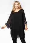 Tunic beaded cuff VOILE - black - #2