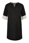 Dress wide INTERLOCK - black - #4