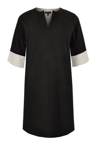 Dress wide INTERLOCK - black - #4