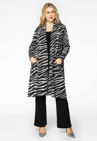 Cardigan lurex ZEBRA - black - #1