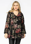 Tunic FLOWER FLOCK - black - #2