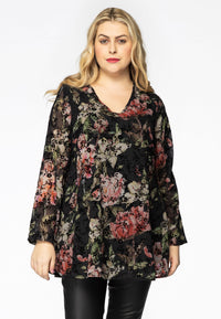 Tunic FLOWER FLOCK - black - #2