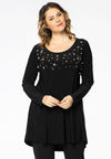 Tunic wide bottom strass DOLCE - black - #2