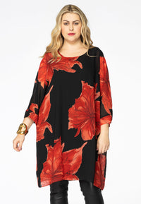 Dress square LAURA - red - #1