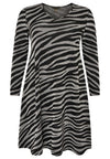 Dress lurex ZEBRA - black - #4
