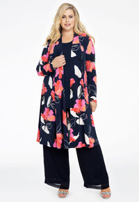 Cardigan pleated LILY - blue - #1