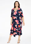 Dress ruffled LILY - blue - #1