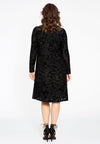Dress A-line FLOCK - black - #3