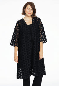Cardigan lace CIRCLE - black - #2