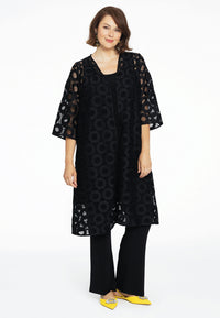 Cardigan lace CIRCLE - black - #1