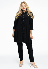 Blouse strass buttons DOLCE - black - #1