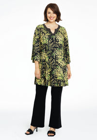 Tunic wide bottom strass MIMOSA - black - #1