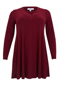 Tunic wide Bottom DOLCE - dark red - #4