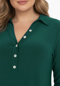Dress collar DOLCE - dark green - #2