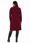 Dress collar DOLCE - dark red - #3