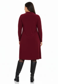 Dress collar DOLCE - dark red - #3