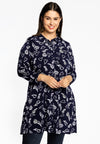 Blouse TULIP/HEART - blue - #2