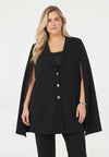 Blazer cape sleeve ECO VERO - black
