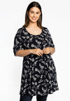 Tunic wide bottom TULIP - blue - #2