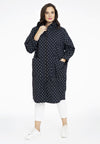 Imperméable coupe large dots - Noir
