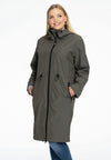 Imperméable avec cordon de serrageRaincoat waist string - green - #1