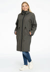 Imperméable avec cordon de serrageRaincoat waist string - green - #2