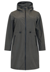 Imperméable avec cordon de serrageRaincoat waist string - green - #4