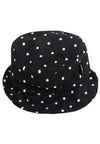 Rain hat DOTS - black - #1