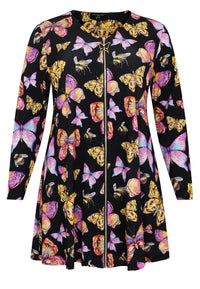 Cardigan avec fermeture éclair BUTTERFLYCardigan with zip BUTTERFLY - black - #4
