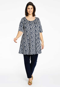 Tunic wide bottom PANTHERA - blue - #1