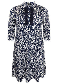 Robe à volants en dentelle PANTHERADress laced frill PANTHERA - blue - #4