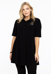 Tunic wide bottom LADYBUG - black - #2