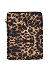 Tablet cover leopard - marron
