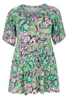 Tunic triangle neck TIFFANY - green - #4