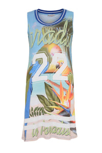 Dress sleeveless paradise 22 - multi - #4