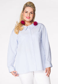Blouse low back STRIPE - blue - #2