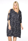 Dress bow sleeves HEARTBEAT - blue - #2