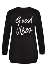Sweater Good Vibes - black - #4