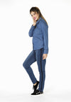 Blouse denim stretch - indigo