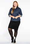 Blouse denim stretch - Indigo foncé