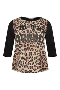Shirt Queen leopard - black - #4