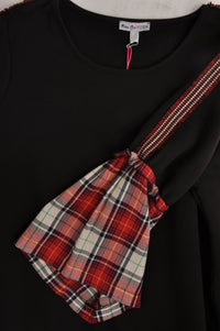 Dress-sweat check cuffs - black - #4