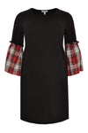 Dress-sweat check cuffs - black - #3