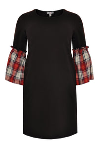 Dress-sweat check cuffs - black - #3