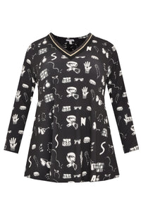 Tunic ACCESSORY flare - black - #4