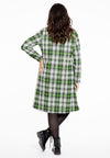 Dress A-line NEON CHECK - black - #3